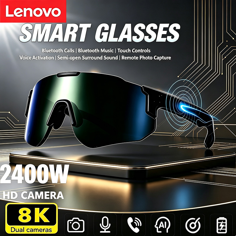 Умные велосипедные очки Lenovo – обзор и цена Smart Glasses Lens